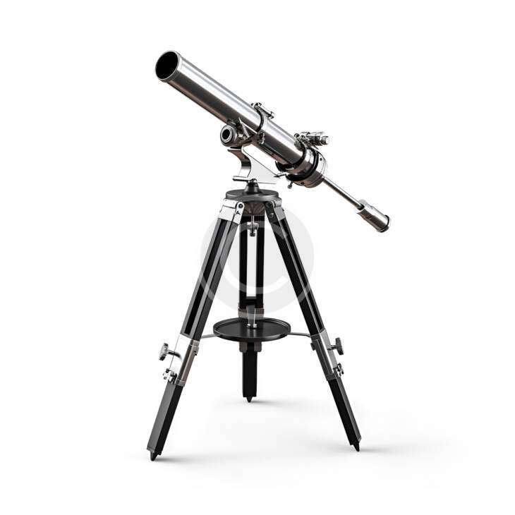 Silver telescope